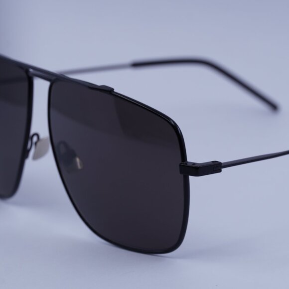 Saint Laurent SL298 001 Sunglasses Black Aviator Frame, Black Lenses - Picture 2 of 9